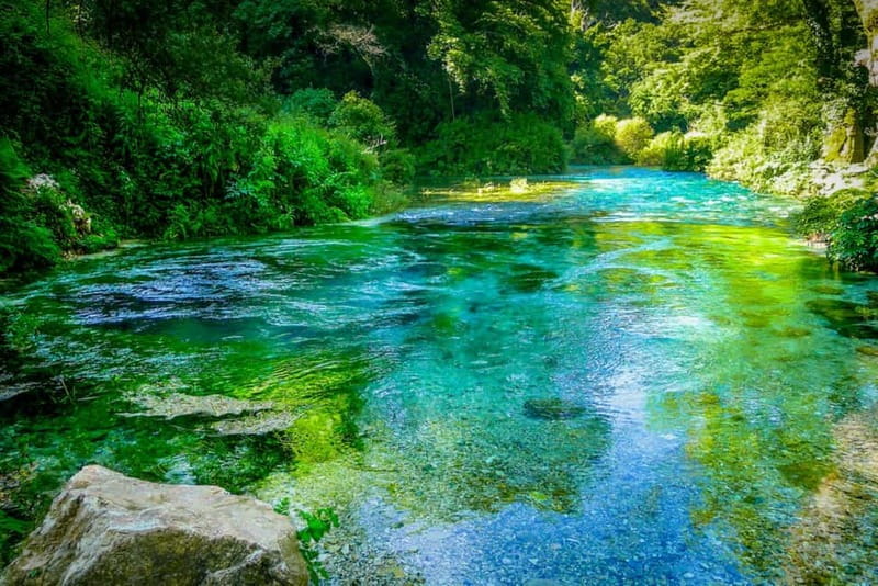 Half day trip to the Blue Eye - National park access: why your ticket is part of the experience