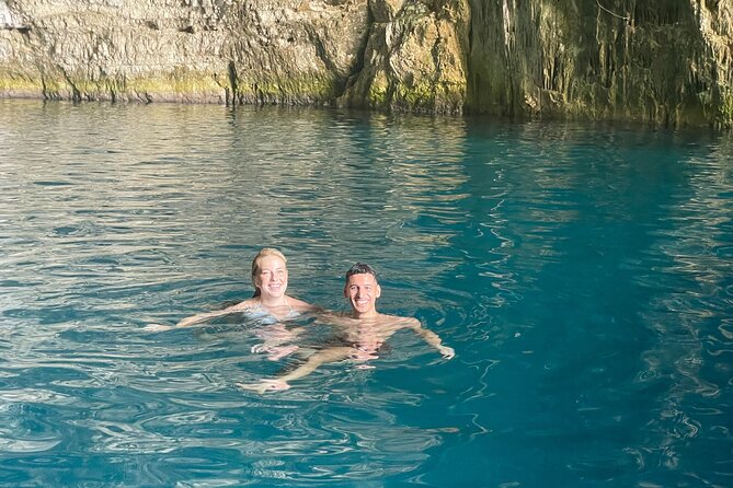 Haxhi Ali Cave and Karaburun Boat Tour - Stop 1: Haxhi Ali Cave and Its Clear-Water Snorkeling Time
