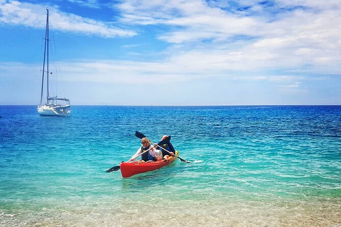 Kayak day in the coastline - Gjipe Beach, The Gods’ Garden: the coast highlight