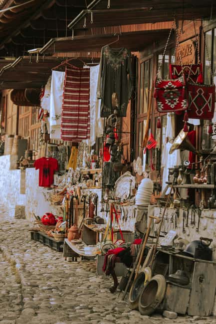 Kruja by Night: Castle & Bazar Tour from Durres/Golem - Old Bazaar after dark: crafts, copper and tea, and slow shopping