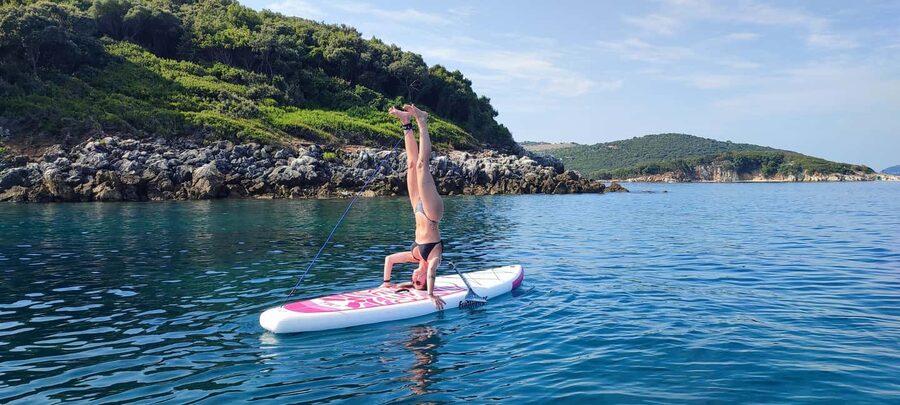 Ksamil islands: Stand-Up Paddle Tour (SUP Tour) - Meeting Ari at Kristal Seafood Restaurant in Ksamil