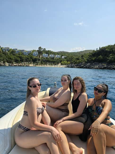 Ksamil Pigeon Cave Snorkeling free Drinks Speedboat In Group - Pulbardha, Pasqyrat, Dema’s antique wall, and monastery shoreline photos