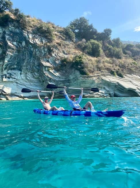 Lukova - Kroreza secret beaches and caves: Kayak & SUP Tour - The route and timing: 4 to 6 hours, plus real paddling time