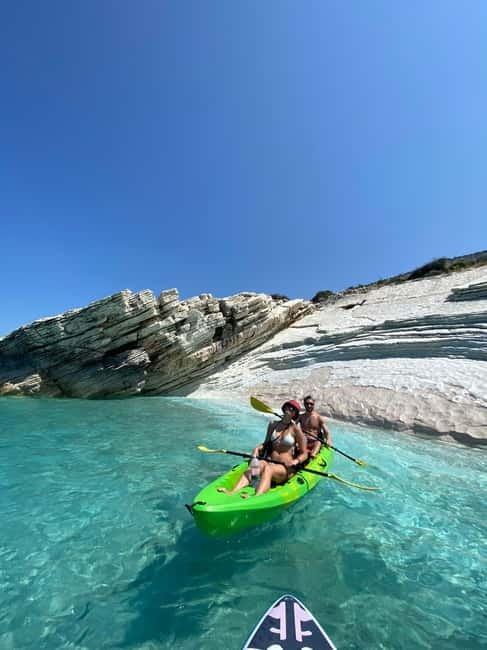 Lukova - Kroreza secret beaches and caves: Kayak & SUP Tour - Sarandë pickup and meeting your guide without the stress