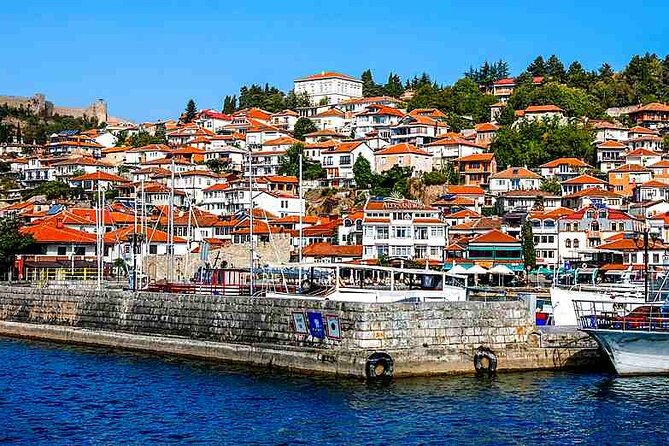 Ohrid Lake Day Trip from Tirana - Stop 1 in Struga: Black Drin (Drini i Zi) and where the lake breathes out