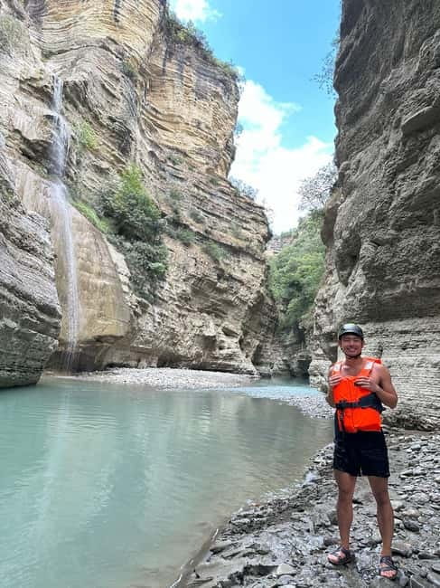 Osumi Canyon Swim, Float, Explore & Bogove Waterfall - Bogovë Waterfall: your first taste of cold, clear water