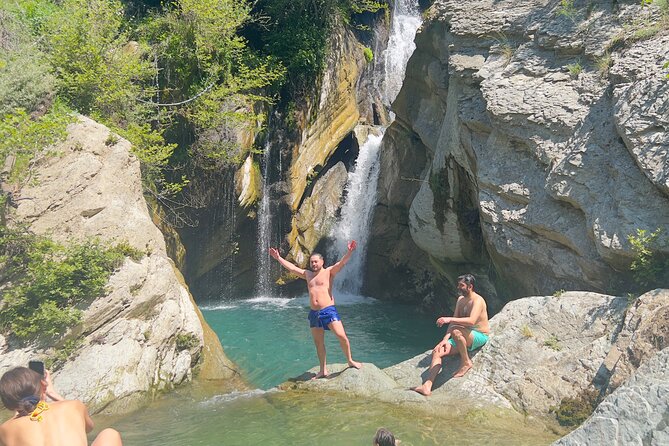 Osumi Canyons and Bogova Waterfall Tour - Corovode lunch break with traditional food and water