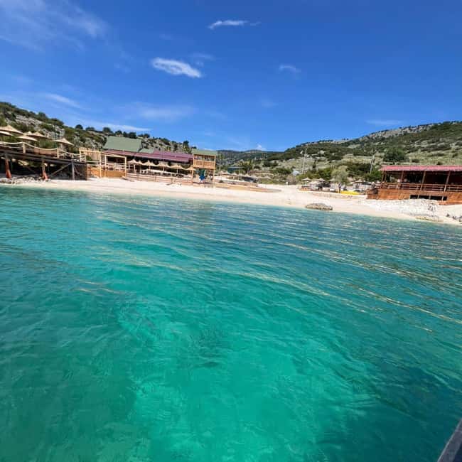 Pelagic Boat Tour7 destinations:drink+Snorkel+Umbrella️‍ - Plakoto’s White Pebbles to Krorez Beach: The Long Recharge