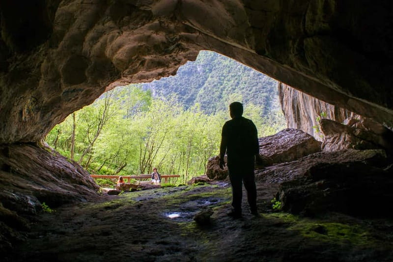 "Pëllumbas Cave, Erzeni Canyon & Petrelë Fortress Excursion" - Pëllumbas Cave: 360 Meters of Karst and Prehistoric Clues