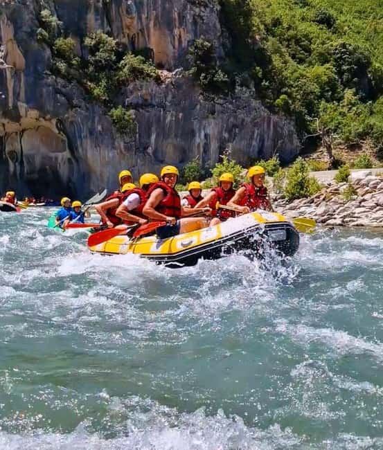 Përmet: Family Vjosa River Rafting with Photos - Meeting and gearing up at the Përmet riverside base