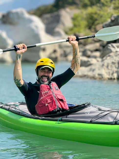Përmet: Kayaking on the Vjosa River - Season matters: March-June vs July-October difficulty