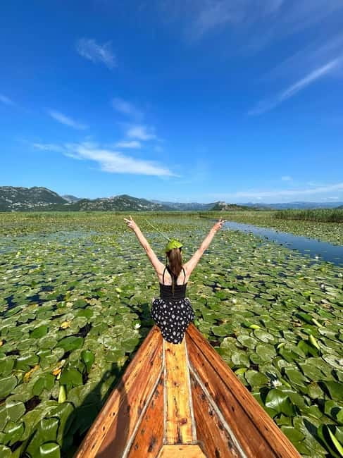 Private Skadar lake tour with guide, snacks and drinks - Mala and Velika Čakovica islands, reeds, narrow channels, and photo breaks