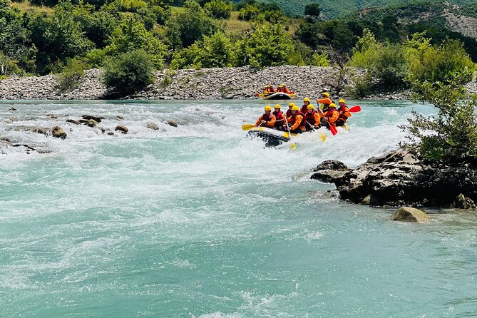 Rafting the Last Wild River of Europe , Vjosa - Gear up, then a safety briefing that actually prepares you