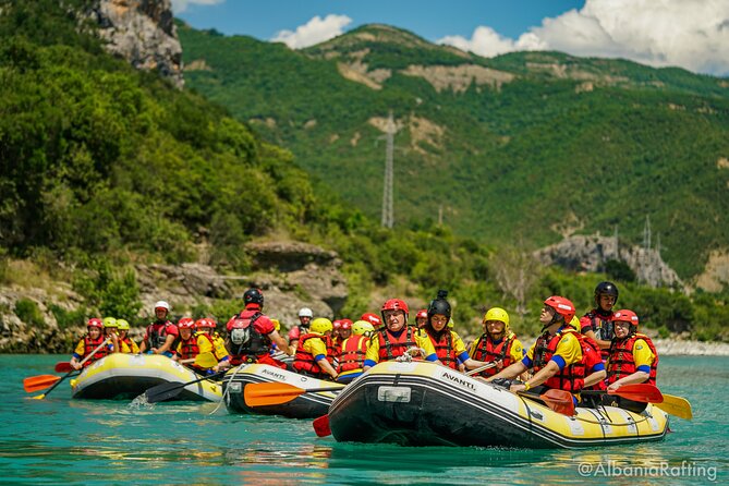 Rafting Vjosa River Gjirokastër Albania ARG - Swimming, cliff jumping, and the photo stops you do not need to plan