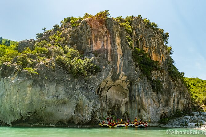 Rafting Vjosa River Gjirokastër Albania ARG - Langarica Canyon: caves, sulfur springs, and the kind of scenery that feels real