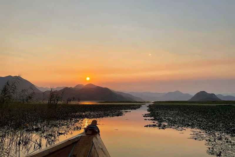 Romantic Sunset tour on Skadar lake with drinks and snacks - The Virpazar to Lake Skadar Canal Ride: Where the Mood Starts