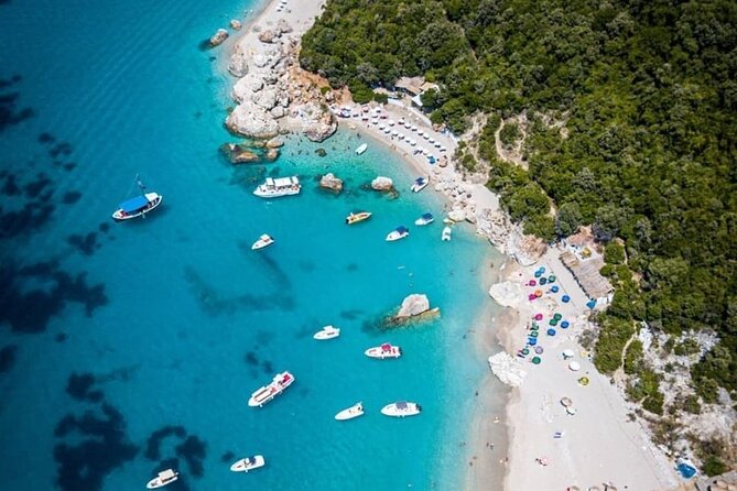 Saranda Boat Tours Discover 6 breathtaking destinations in a day - Rrojdhe and Soldiers Bay: fast, fun beach windows