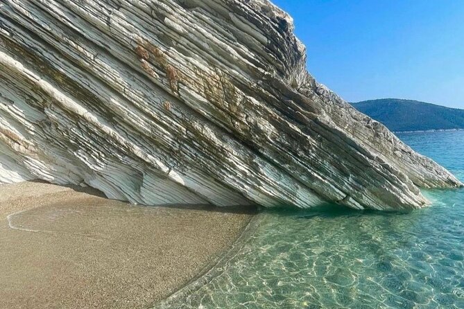 Saranda Boat Trip to Hidden Bays and Kroreza with snorkelling - Kroreza beach time, umbrellas, and your food plan