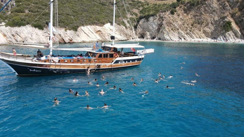 Saranda: Discover Secret Bays with Prince Ennio Yacht Tour - Getting on board Prince Ennion in Saranda