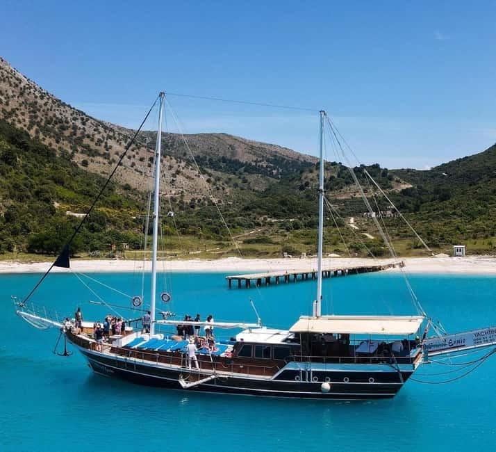 Saranda: Discover Secret Bays with Prince Ennio Yacht Tour - Stop 1: Qefali Beach for easy photos and calm water time