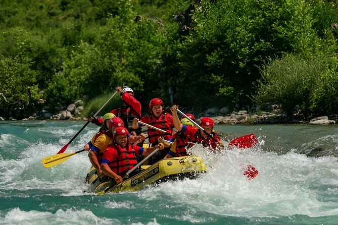 Saranda: Half Day Rafting Adventure on the Bistrice River - Bistrica Beach stop: where you gear up and get oriented