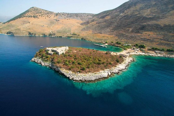 Saranda Jeep Safari 4x4 a Castle, Secret Beach and Blue Eye - Porto Palermo and the 4x4-only Secret Beach swim