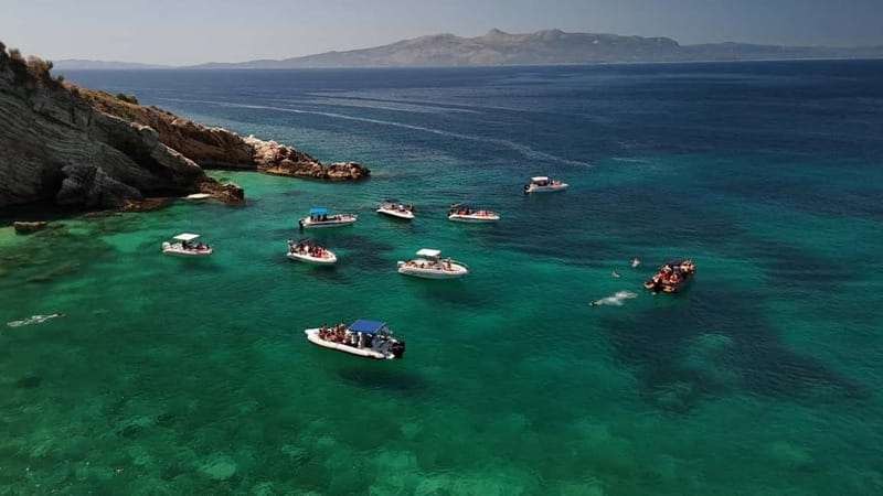 Saranda: Sea Adventure with 7 Stops, Drinks, & Snorkel Fun - Turtle Cave stop: photos first, sea life if you get lucky