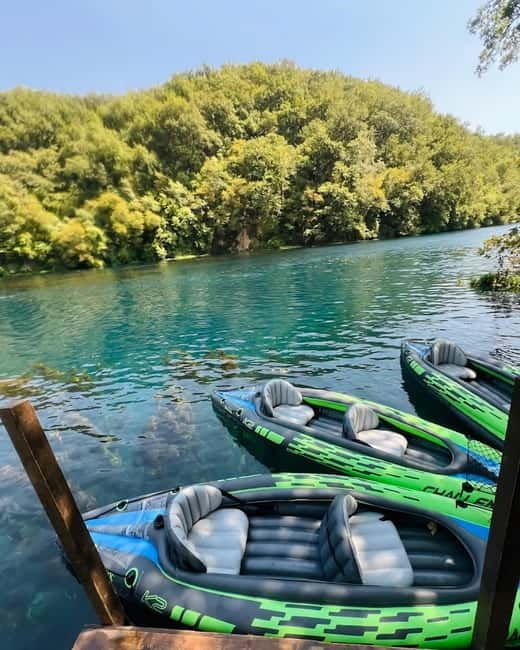 Sarande: Blue Eye Kayak and walking tour & Lekursi Castle - From OpenTour Albania to Lëkurësi and Blue Eye in one smooth half-day