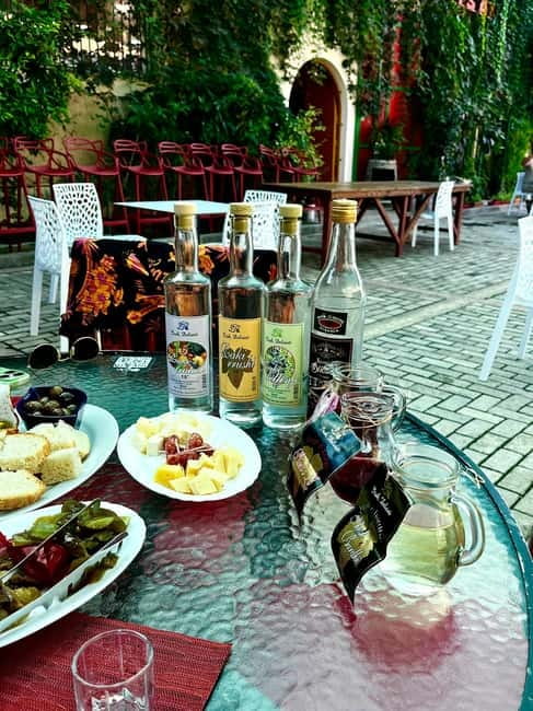 Sarande: Blue Eye with Traditional Food and Wine Tasting - Winery Tasting In Sarandë: Organic Sides, Local Wine, And Strong Raki