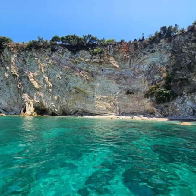 Sarandë: Boat Tour at Kroreza & Hidden Caves with Snorkeling - On-board comfort: fridge gear, shade, and the music factor