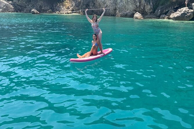 Sarande: Boat Tour to Kroreza with snorkelling & umbrellas - The route around Saranda: Gremina, Kakome, Military Bay, Rrojdhe, and Kroreza