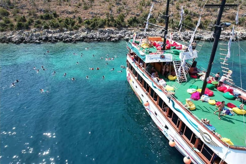 Sarande: Full-Day Louis Luxury Yacht Tour from Saranda - Rrojdhe cove: a quieter swim and the joy of jumping in