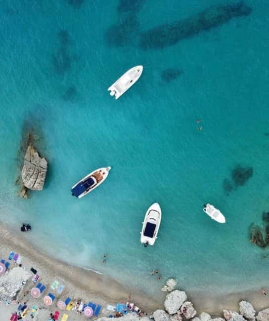 Sarandë:Krorez Boat Tour with Free Umbrella&Snorkelling mask - The speedboat route: what 5 to 6 hours along Sarandë feels like