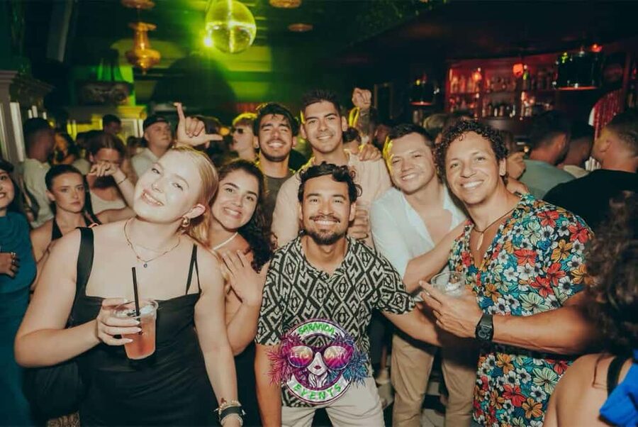 Sarande: Pub Crawl & Boat Party, 6 Shots, 1 Beer Club Entry - The boat party ticket, sea breeze dancing without the guesswork