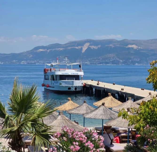 Sazan&Karaburun Cruise–A Daily Tour from Vlorë/Tiranë/Durrës - Crossing the bay: Zhironi, Kalasa, and Cold Water views