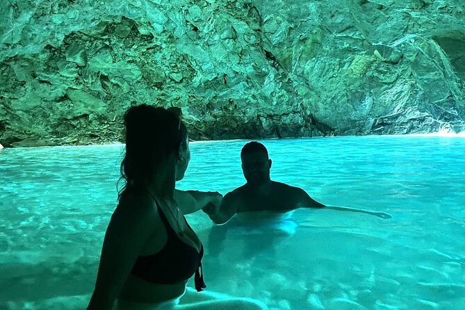 Secret Blue Gem Cave & Grama Bay Boat Tours Vlore - From Vlorë docks to Karaburun caves: what the day feels like