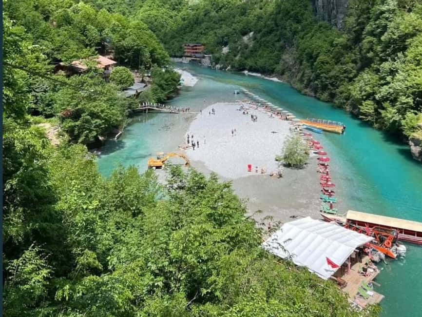 Shkodra Scenic Cruise. Tour from Komani Lake to Shala River - The emerald water and why the swimming breaks matter