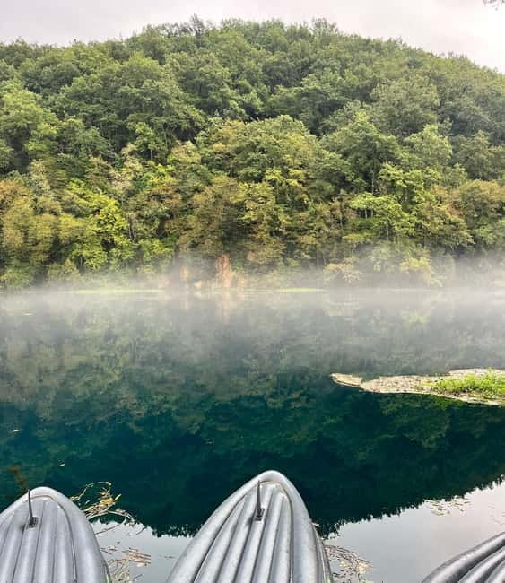 South of Albania: 2-Day Adventure Tour - Benja thermal waters at sunset, a calmer ending after the splash