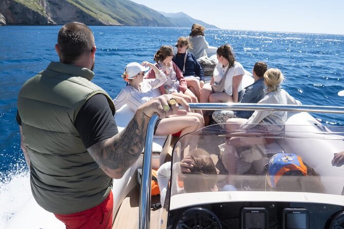 Speed Boat Tour to Vlore's Secret Blue Cave at Grama Bay - Dafina Cave swim and snorkel time in clear, calm water