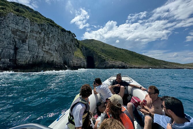 Speed Boat Trip to Karaburun, Haxhi Ali Cave and Sazan Island - Stop 1: Sazan Island, beach time and a self-guided military base