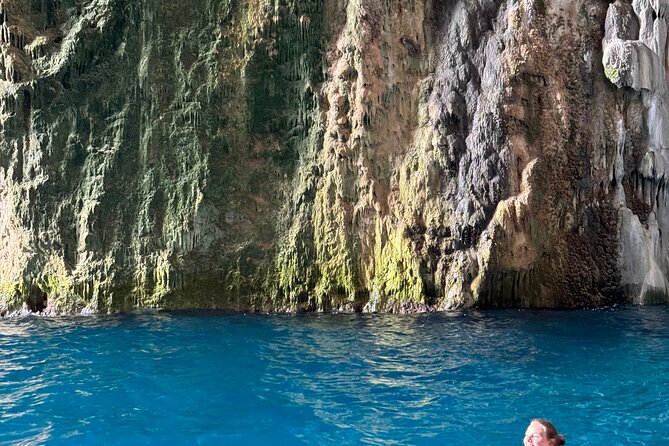 Speedboat Tour to Sazan Island, Haxhi Ali Cave and Marine Park - Price and what $53.23 buys you on this sea day