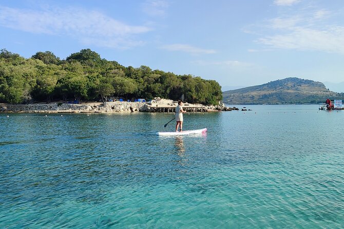 Stand Up Paddle-boarding around Ksamil islands (3 times a day) - In your day plan: how this fits between Sarandë and beach time