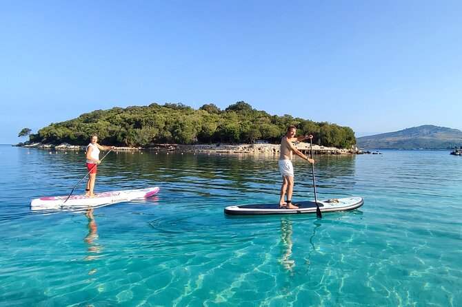 Stand Up Paddle-boarding around Ksamil islands (3 times a day) - Your session schedule: morning calm vs sunset magic