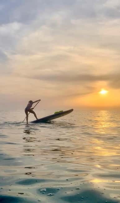 Sunset kayak/Sup tour - Lukova tiny caves and Secret beaches - The first 30 minutes: white stone coast and easy paddling