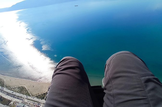 Tandem paragliding Vlore - Albania - After Landing: The Certificate Moment and a Real Drink Break