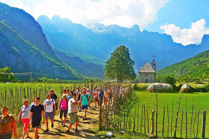 Theth Albania Jeep Day Tour - Stop 1 in Theth: Grunas Waterfall and what “free” really gives you