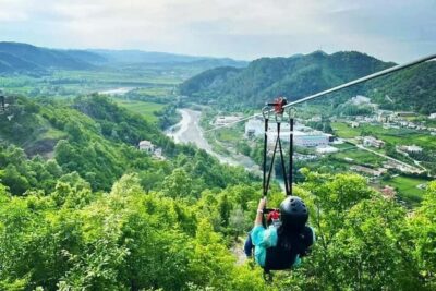 Tirana Adventure: Petrela Castle, Black Cave Hike & Zipline