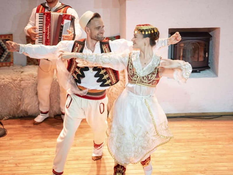 Tirana: Albanian Night Cultural Dance & Music Experience - Valle circle dance: joining in without being left behind