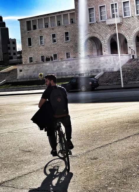 Tirana Bike Tour – Discover the Capital on Two Wheels - Skanderbeg Square Energy and Mother Teresa Square Context