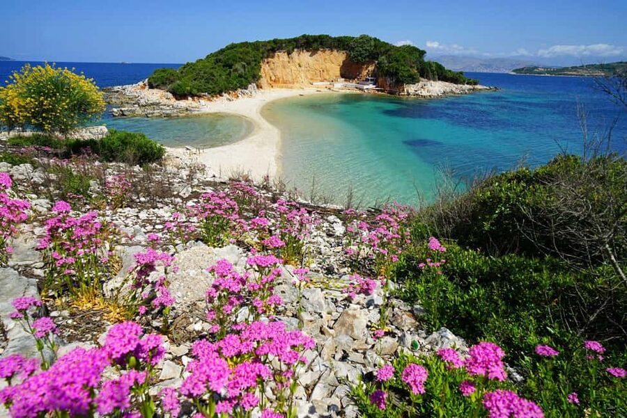 Tirana/Durres: Saranda, Ksamil, Blue Eye & Vjosa River Tour - Ksamil beaches and swimming time: the Ionian break you need